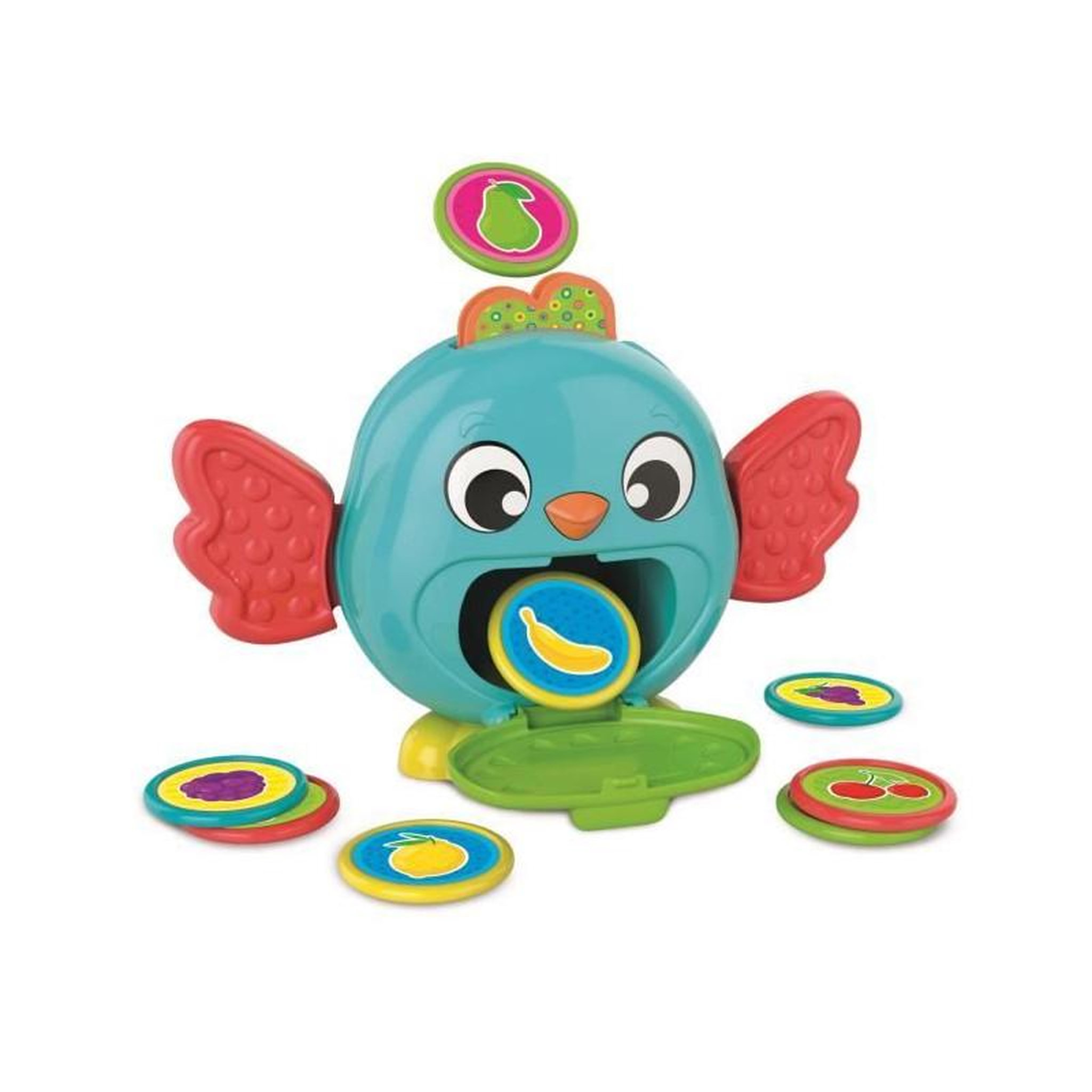 Voir la diapositive 2 : CLEMENTONI L'oiseau tirelire Montessori CLEMENTONI