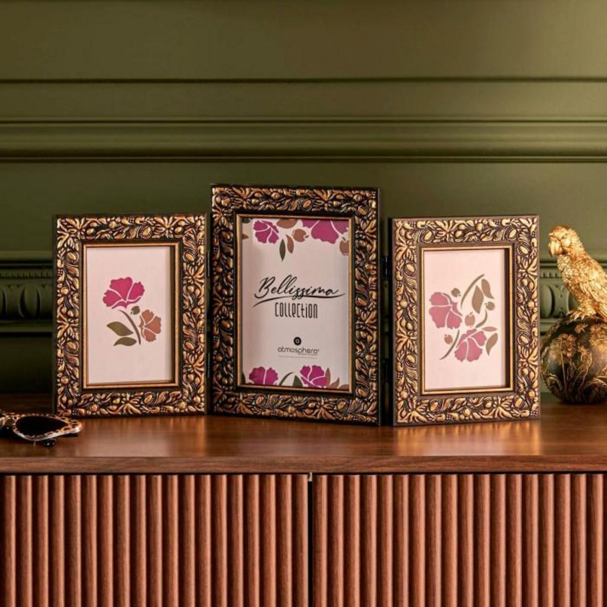 ATMOSPHERA Pêle-Mêle 3 Photos  Alda  51cm Noir