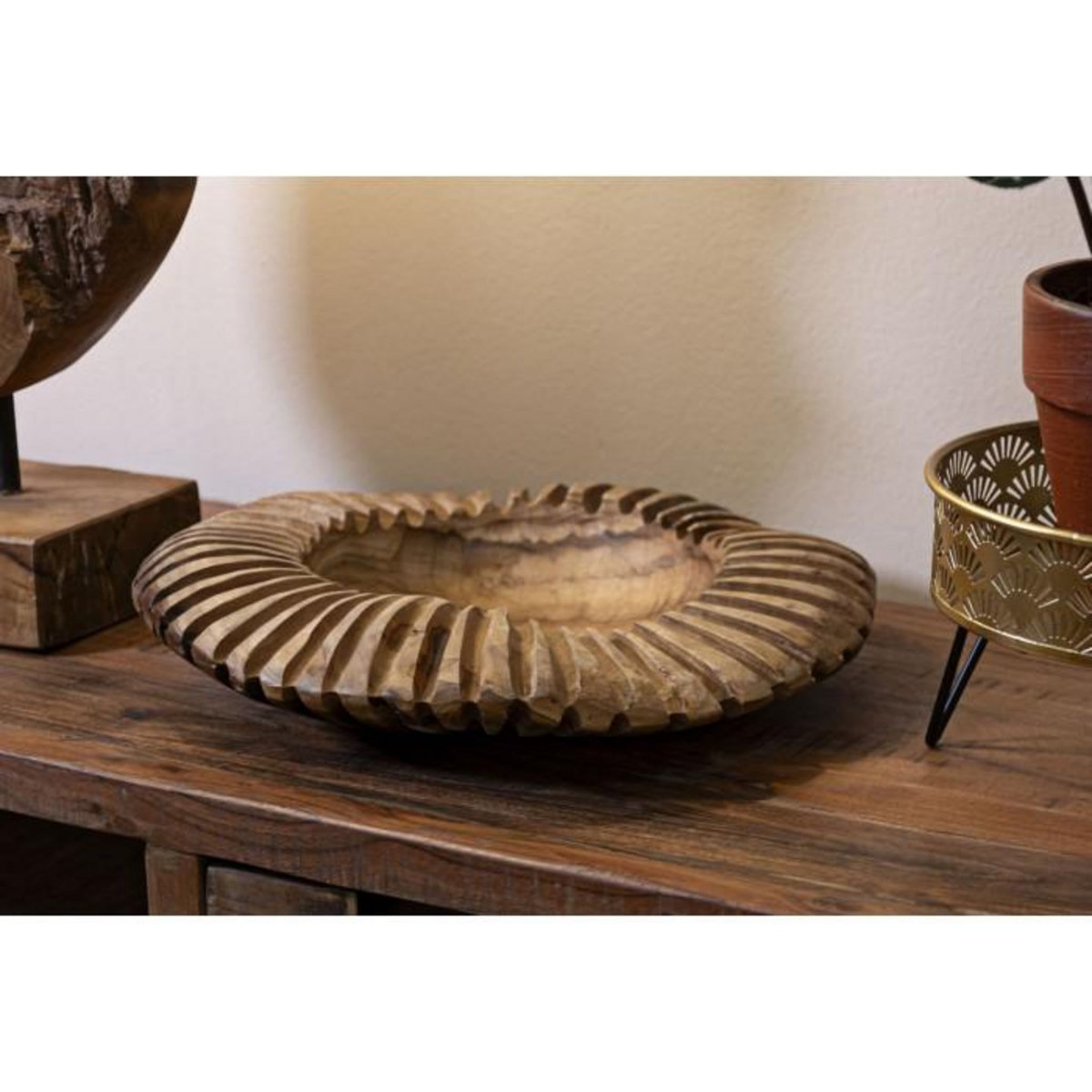 Paris Prix Vide-Poche en Bois  Geris  35cm Naturel