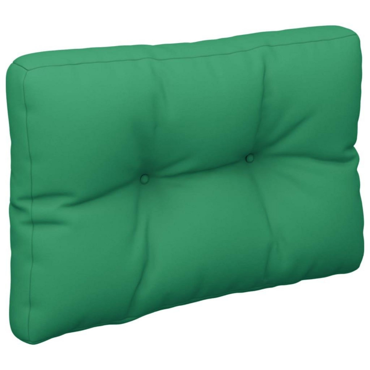 VIDAXL Coussin de palette vert 60x40x12 cm tissu