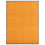 Voir la diapositive 1 : VIDAXL Paillasson lavable Orange 90x120 cm