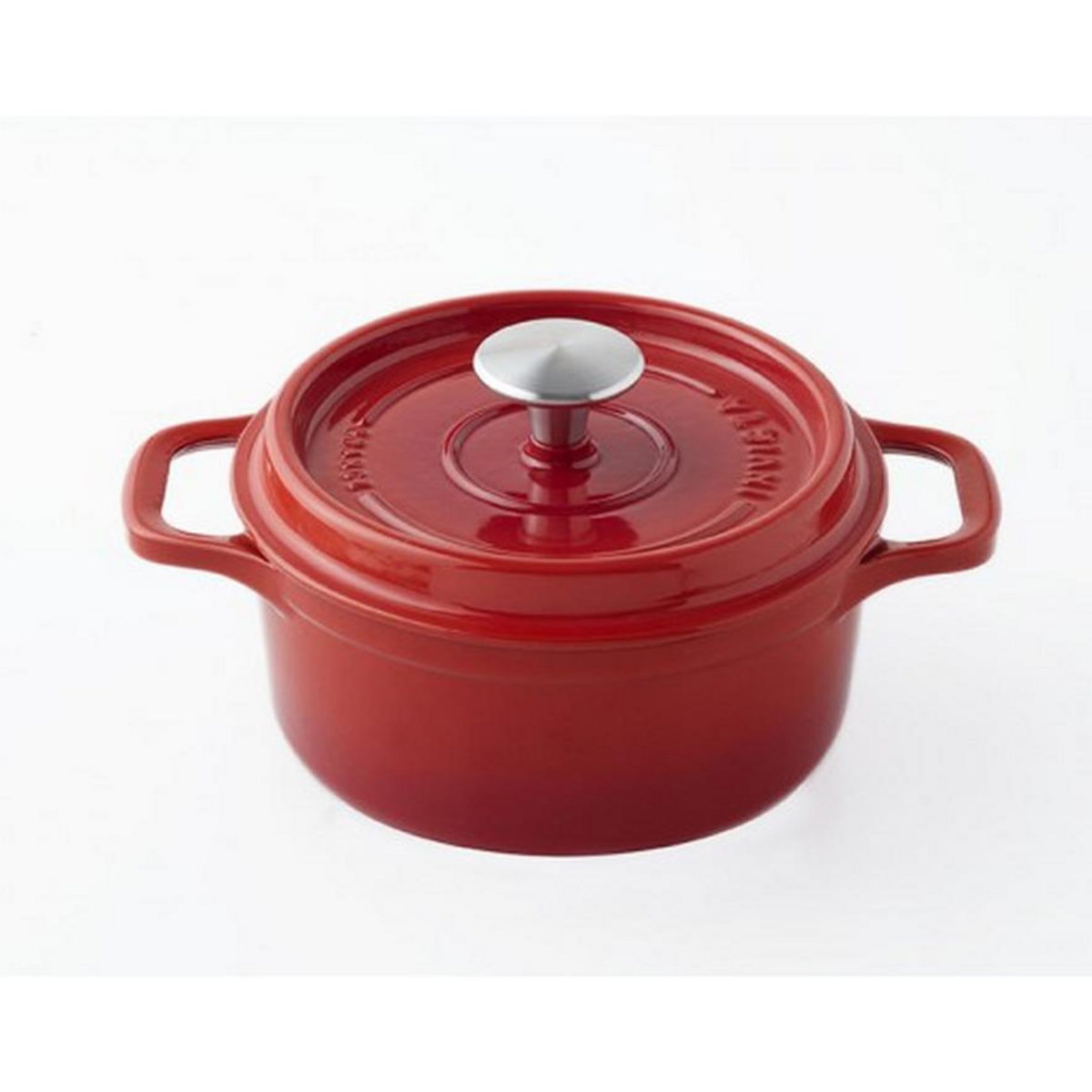 Invicta Cocotte ronde en fonte émaillée 28cm rubis - puv402280
