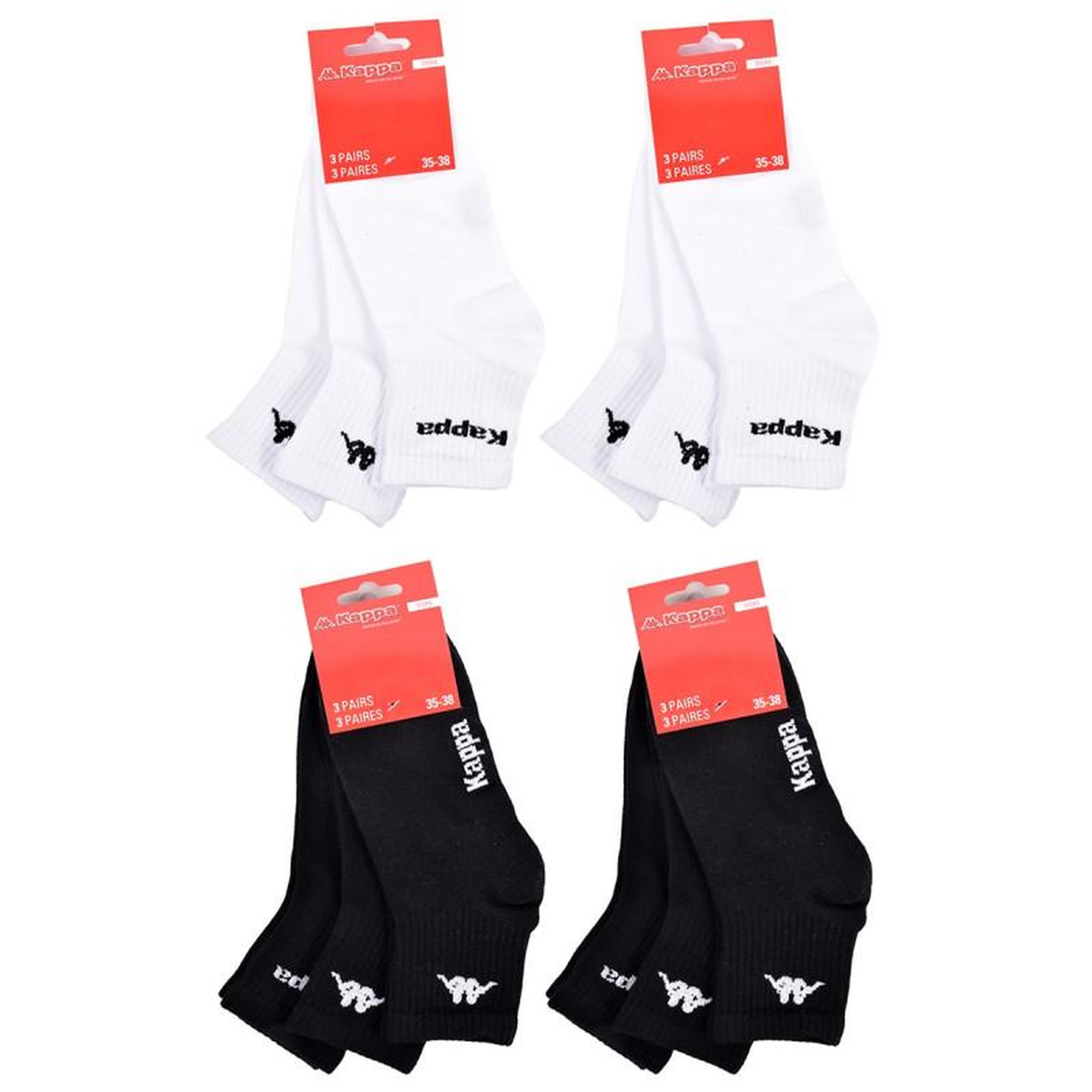 Voir la diapositive 4 : KAPPA Chaussettes KAPPA QUARTER