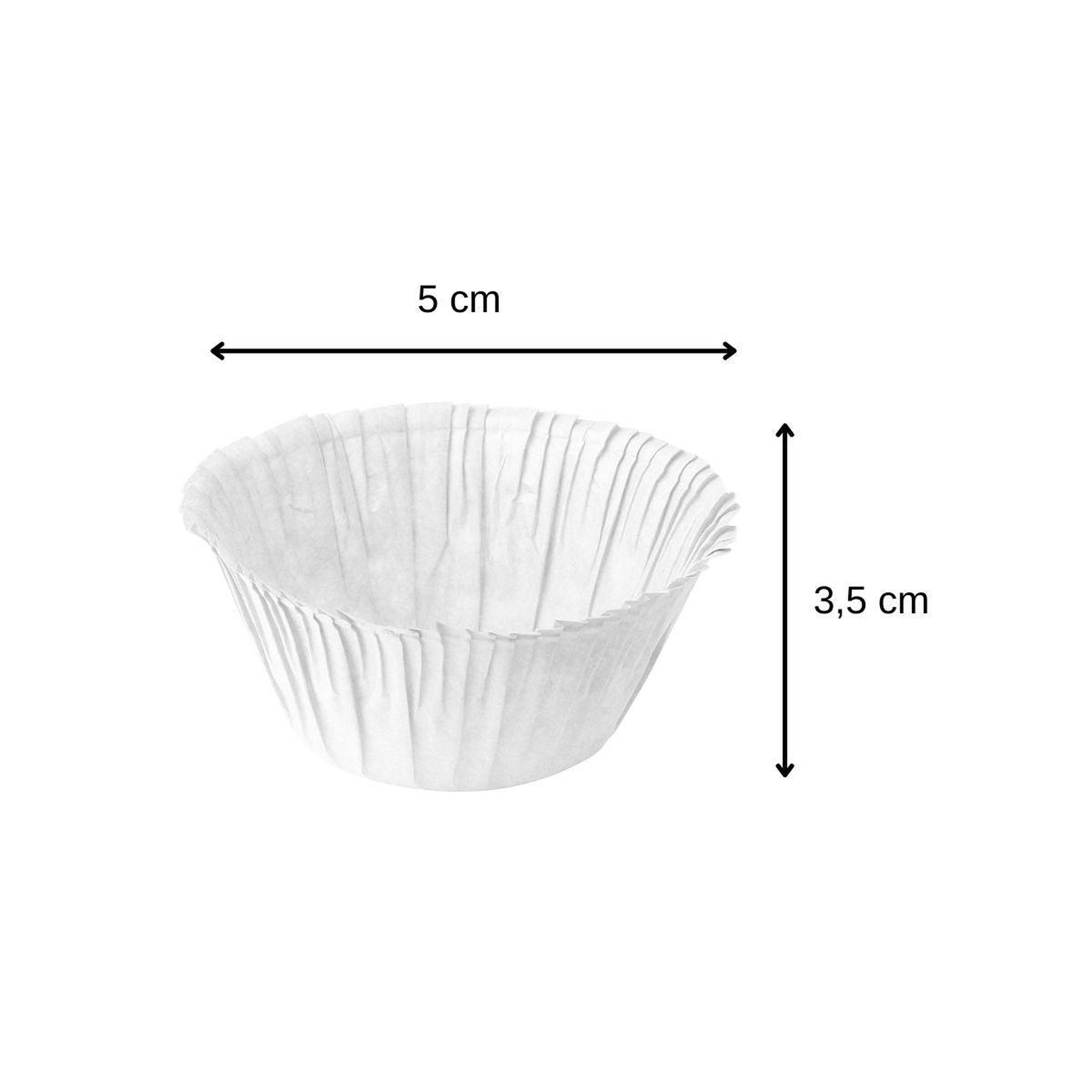 Voir la diapositive 3 : ZENKER Lot de 90 moules à muffins en papier blanc épais 7,5 cm zenker smart pastry