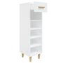Voir la diapositive 3 : VIDAXL Armoire a chaussures Blanc 30x35x105 cm Bois d'ingenierie