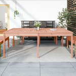 VIDAXL Table de jardin 203,5x100x76 cm bois massif de douglas