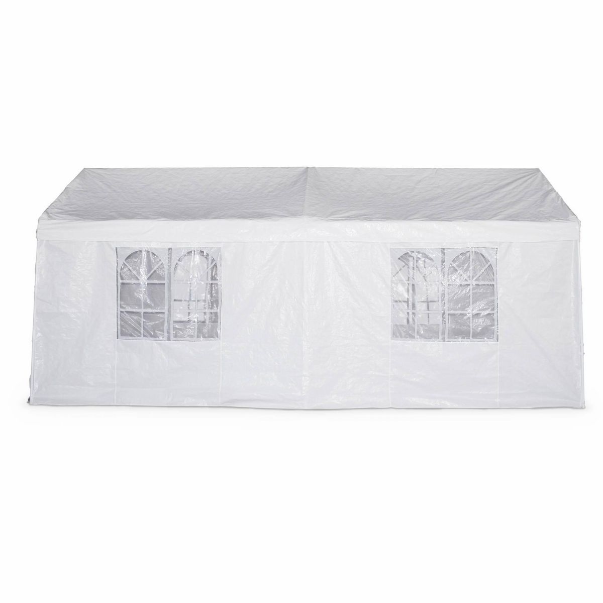 SWEEEK Tente de réception - Burdigala 3x6m -  Blanc. connecteurs métal. tente de jardin idéale pour réception. pavillon.  chapiteau ou tonnelle. totalement refermable.