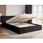 Voir la diapositive 2 : BEST MOBILIER Eros - lit coffre - 180x200 cm - sommier inclus - en velours
