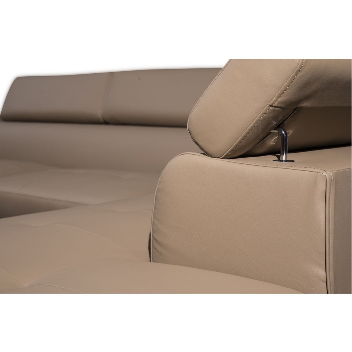 Canapé d'angle droit convertible simili CHICAGO