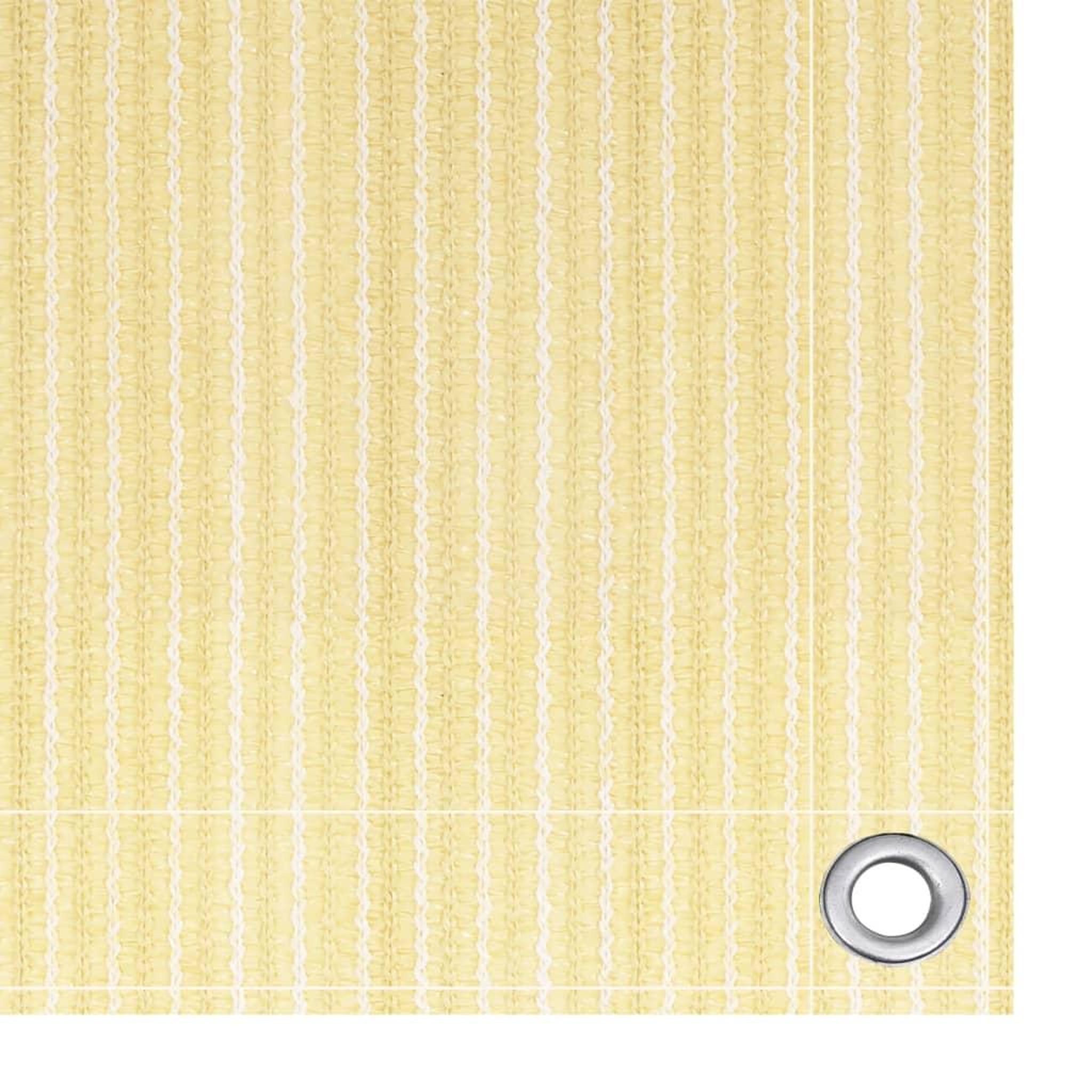 Voir la diapositive 3 : VIDAXL Ecran de balcon beige 90x600 cm pehd