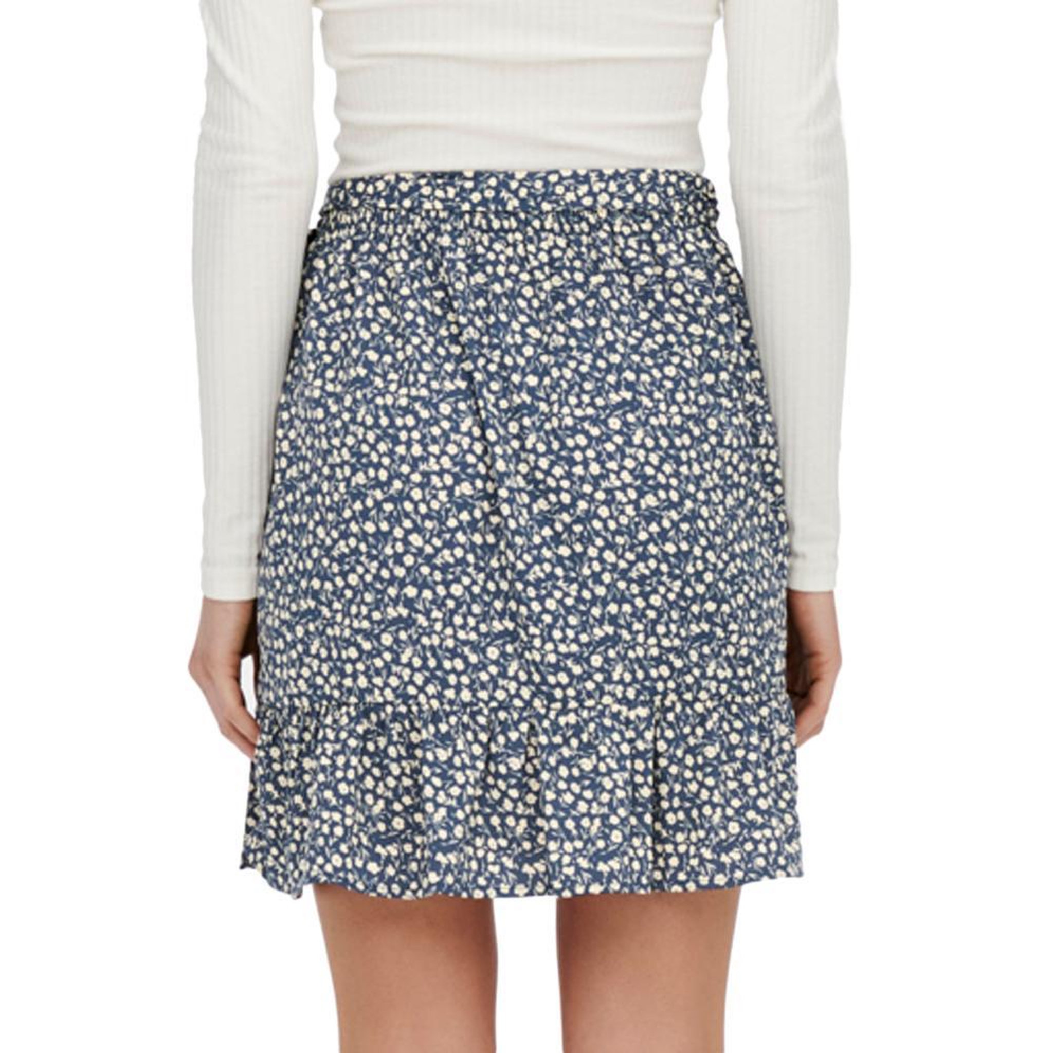 Voir la diapositive 2 : Only Jupe Marine à fleurs Femme Only Olivia