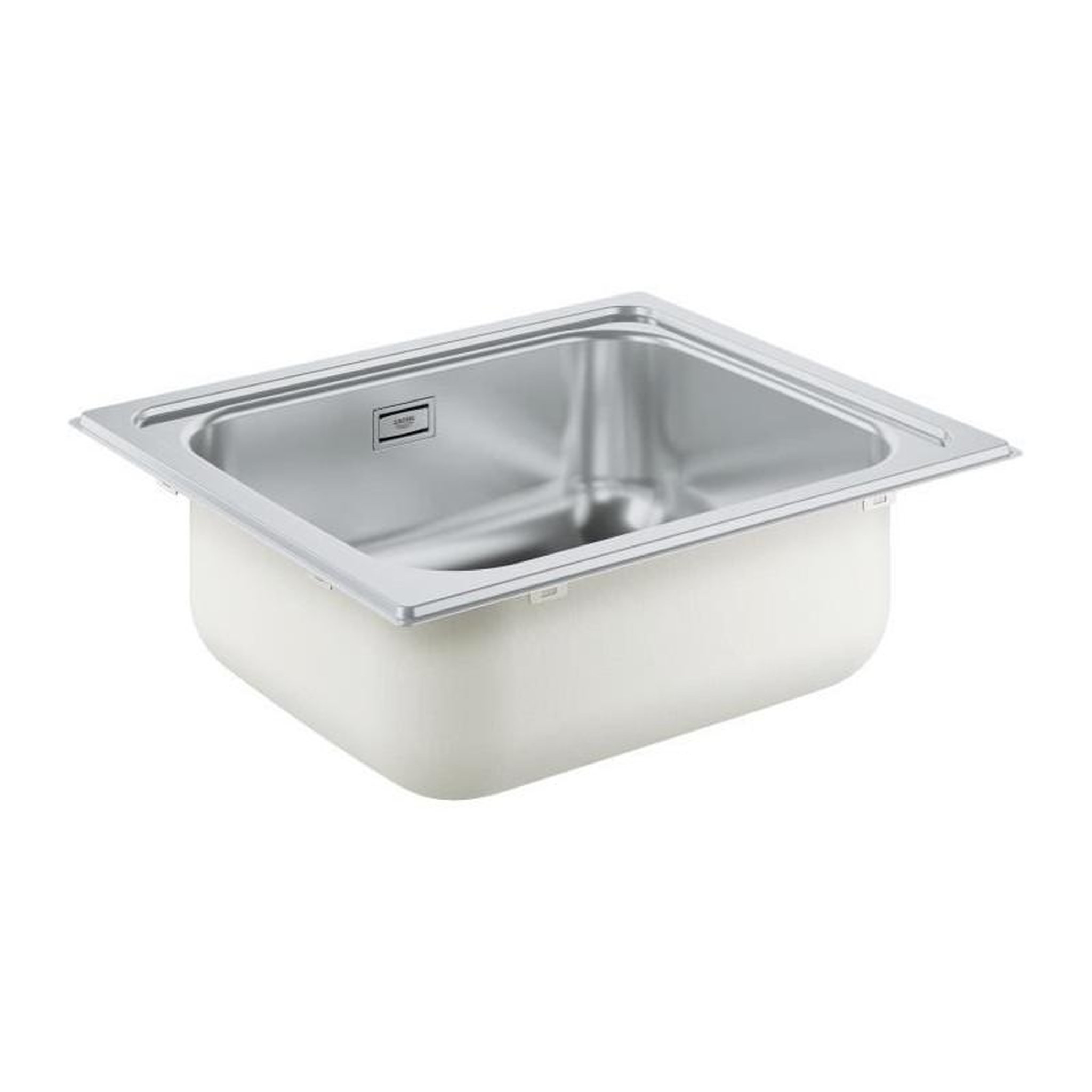 Voir la diapositive 3 : Grohe Evier de cuisine - Acier inoxydable - A encastrer par le dessus - GROHE K200 - 31719SD0