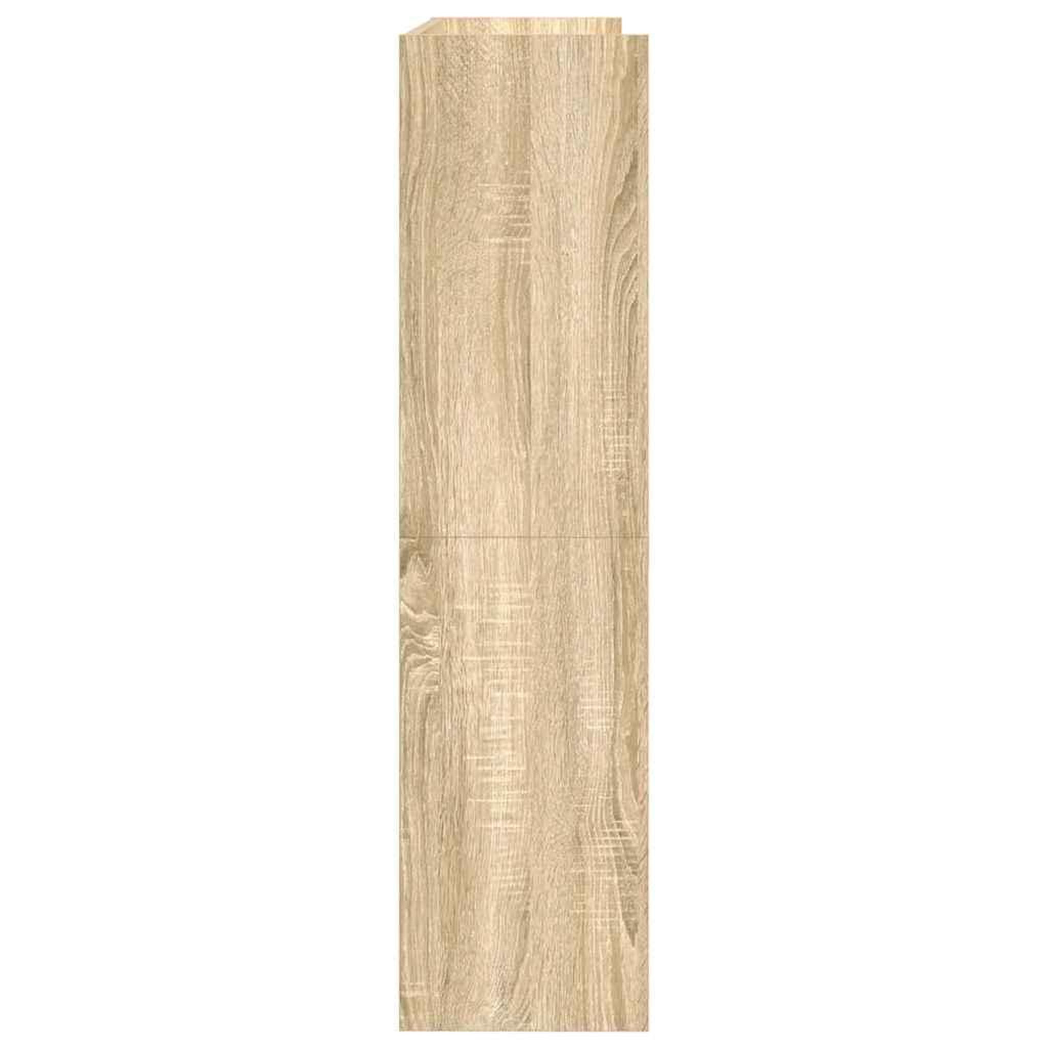 Voir la diapositive 5 : VIDAXL Etagere a chaussures chene sonoma 80x25x100cm bois d'ingenierie