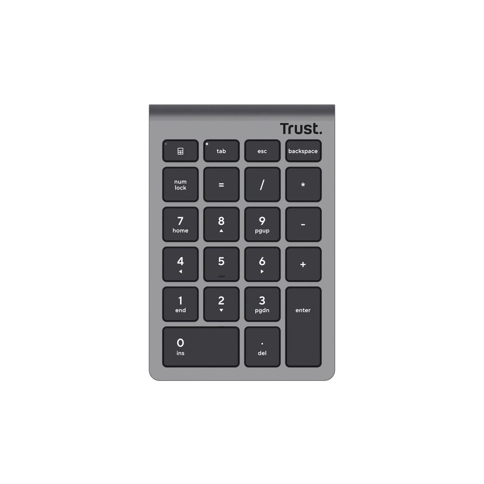 Voir la diapositive 3 : Trust Pavé numérique sans fil en aluminium