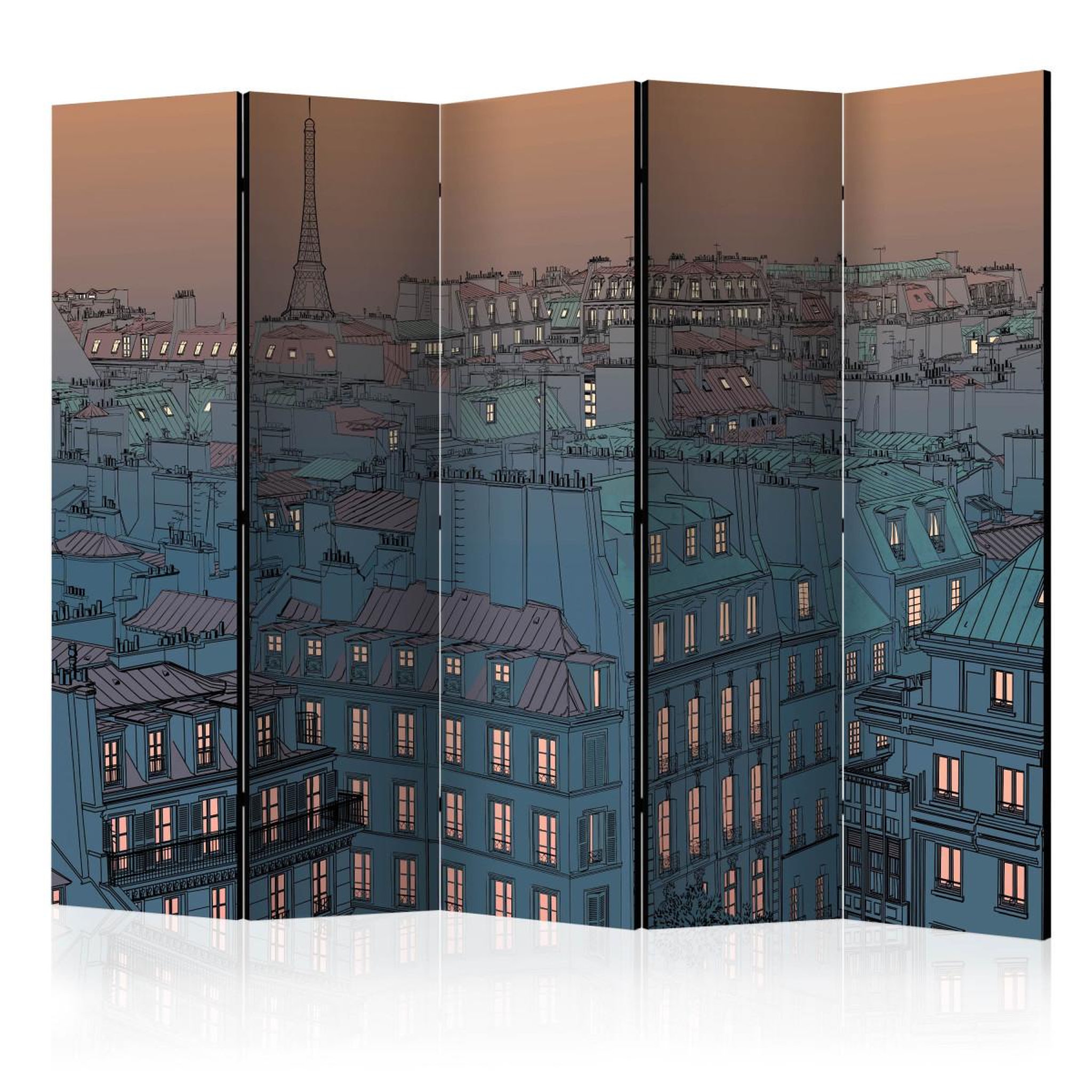 Paris Prix Paravent 5 volets  good evening paris!  172x225cm
