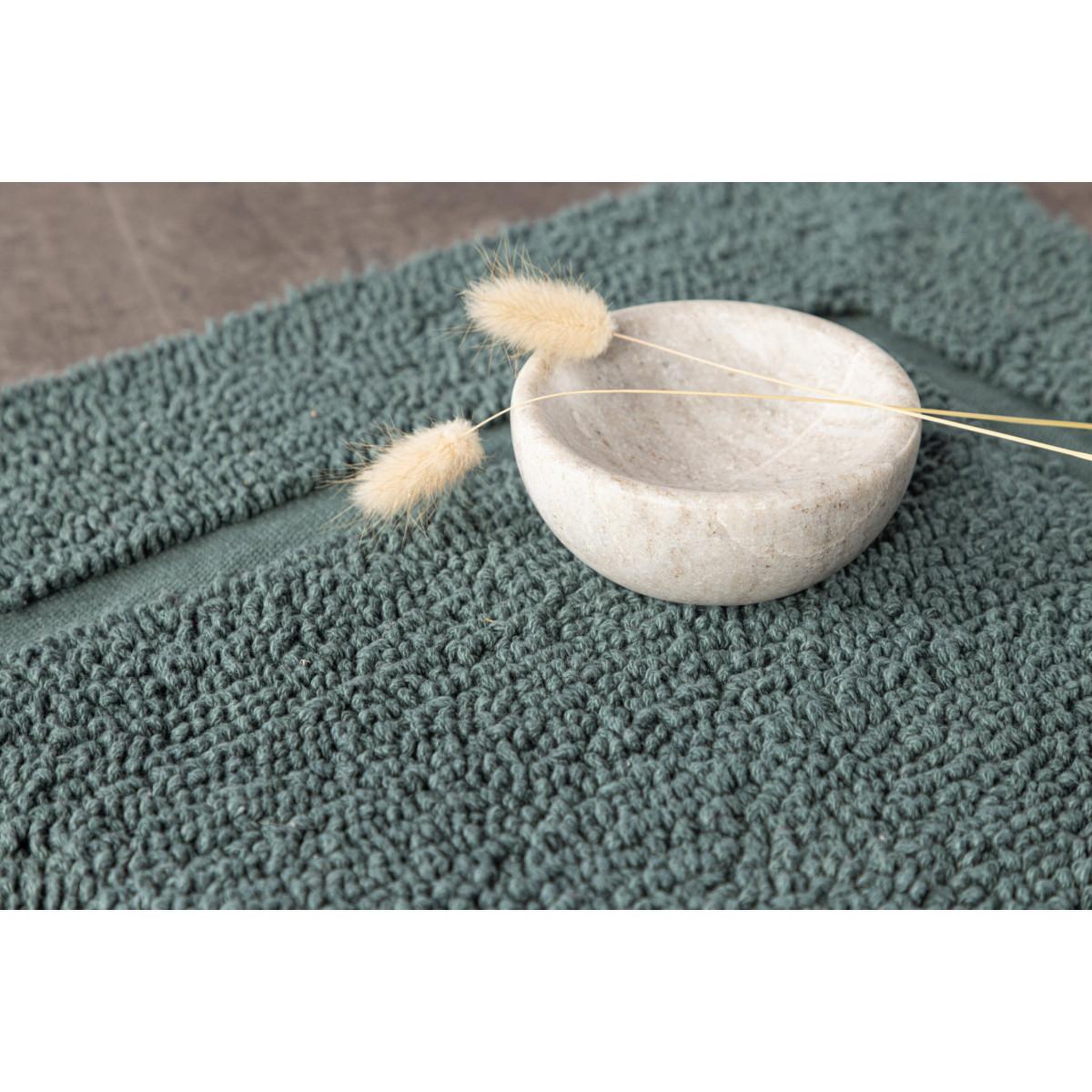 Voir la diapositive 6 : Paris Prix Tapis de salle de bain  william  50x80cm vert