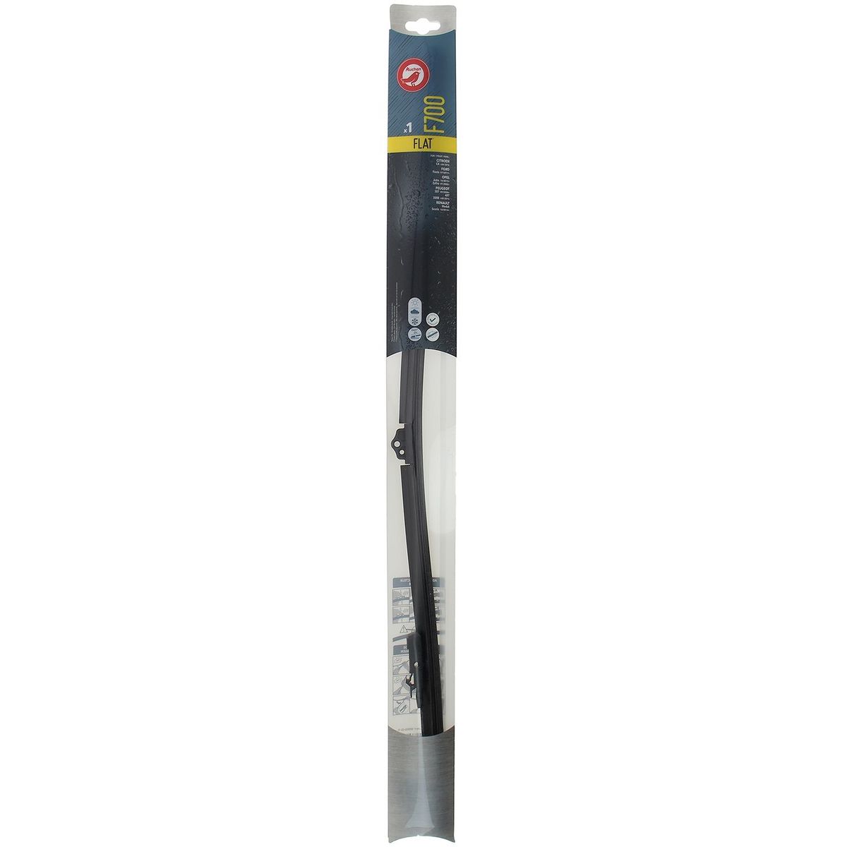 AUCHAN Balai d'essuie-glace plat F700 70cm pour CITROËN FORD OPEL PEUGEOT RENAULT