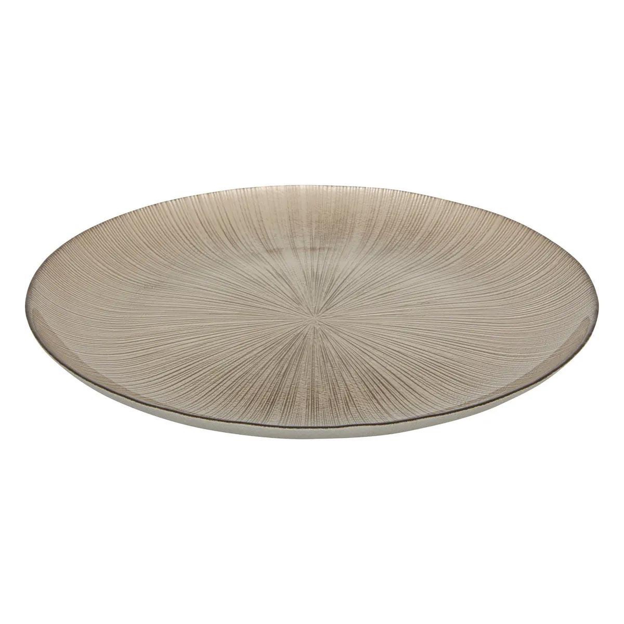 Voir la diapositive 2 : SECRET DE GOURMET Lot de 6 assiettes de présentation  gloria  33cm champagne