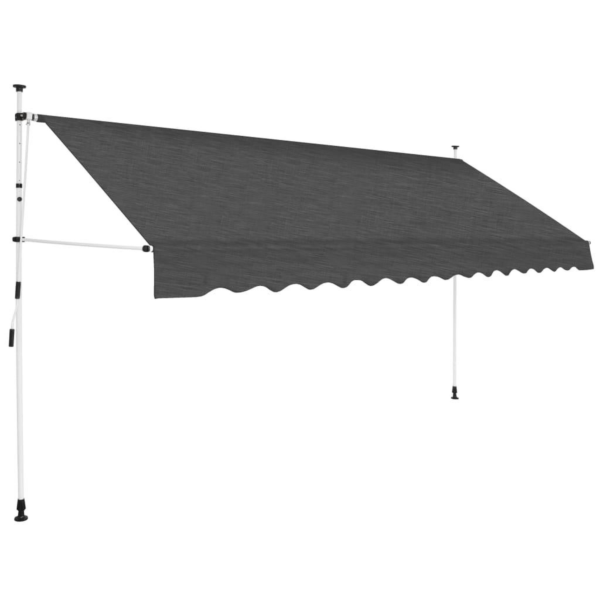 Voir la diapositive 1 : VIDAXL Auvent manuel retractable 400 cm Anthracite