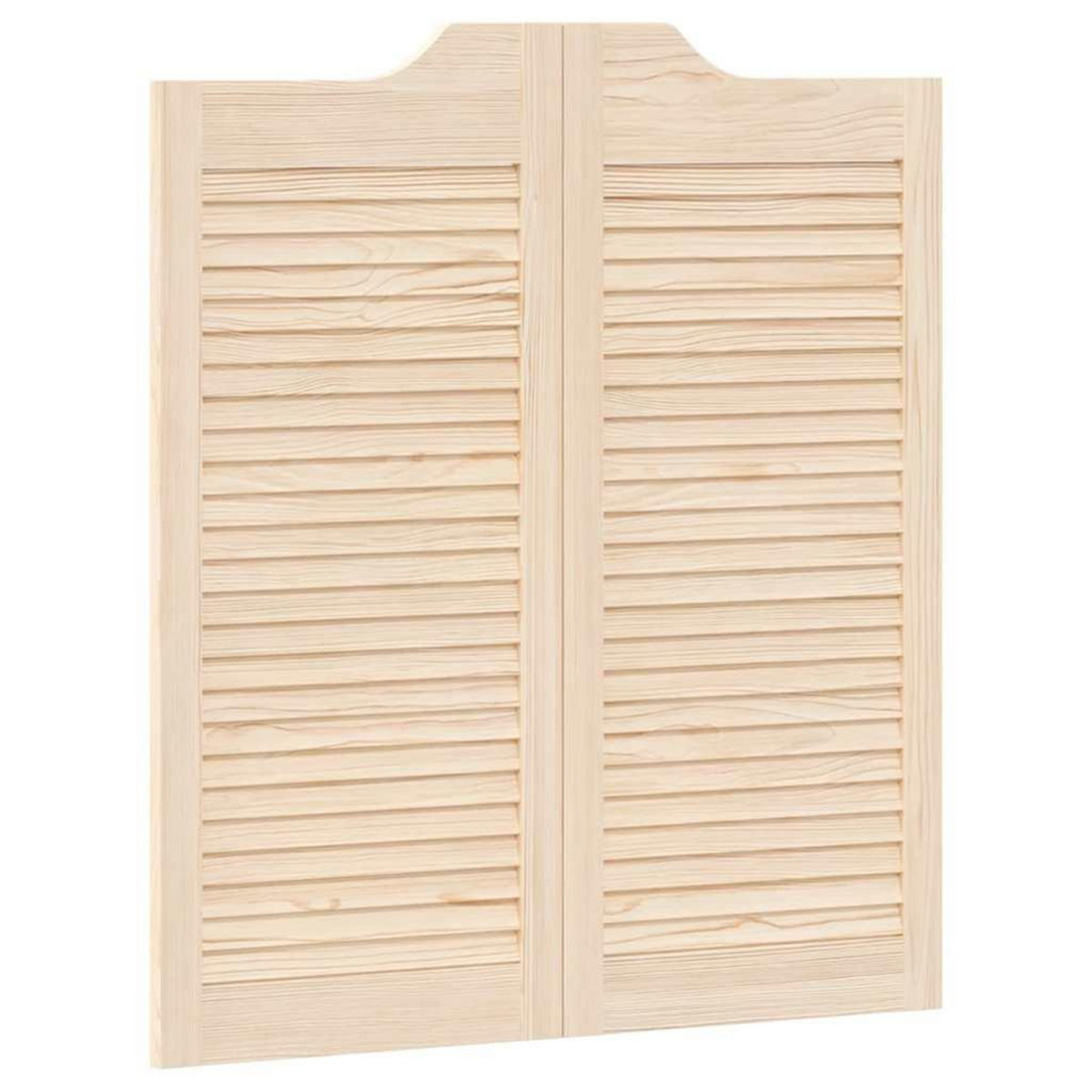 VIDAXL Portes battantes a persiennes 1paire 90x80 cm bois massif Pin