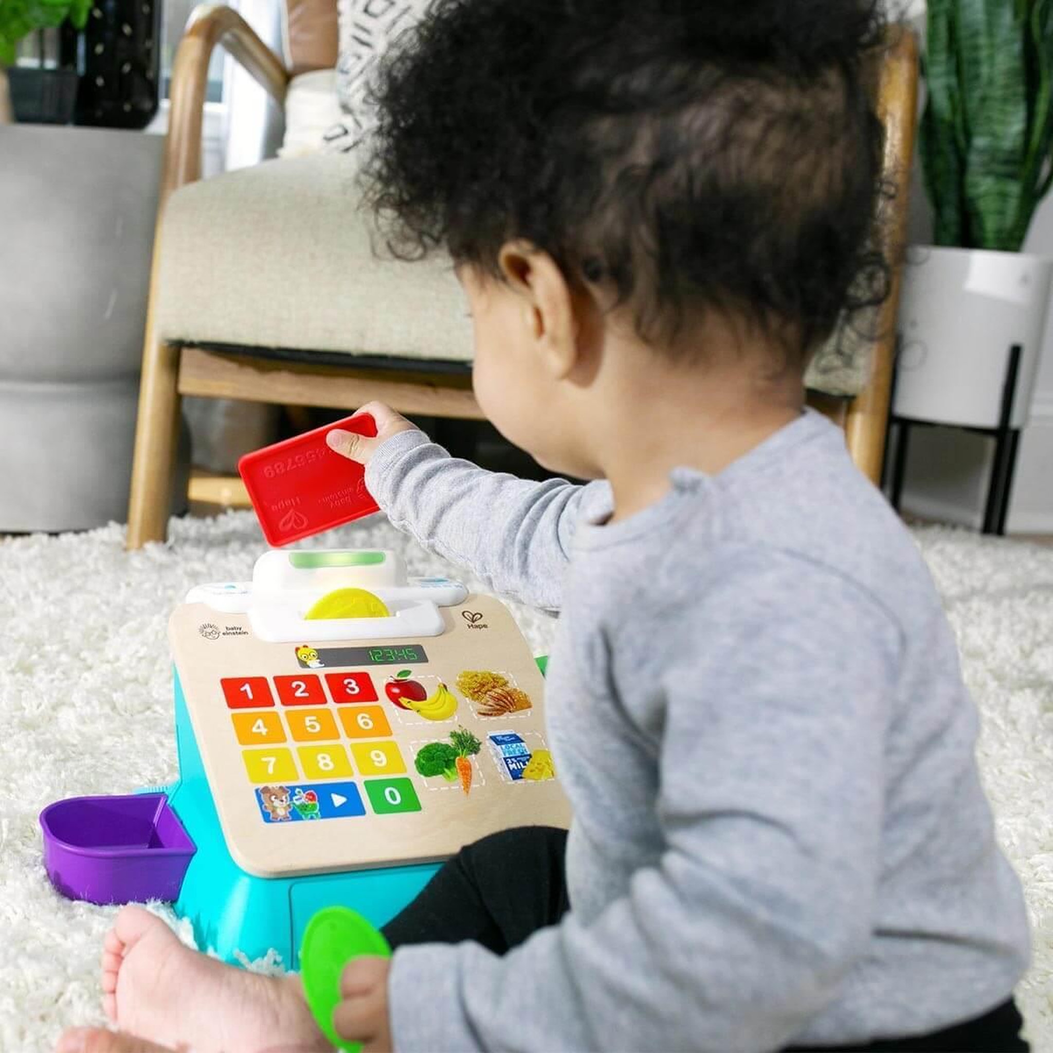 Voir la diapositive 5 : Hape Jeu d éveil Hape Caisse enregistreuse Magic Touch