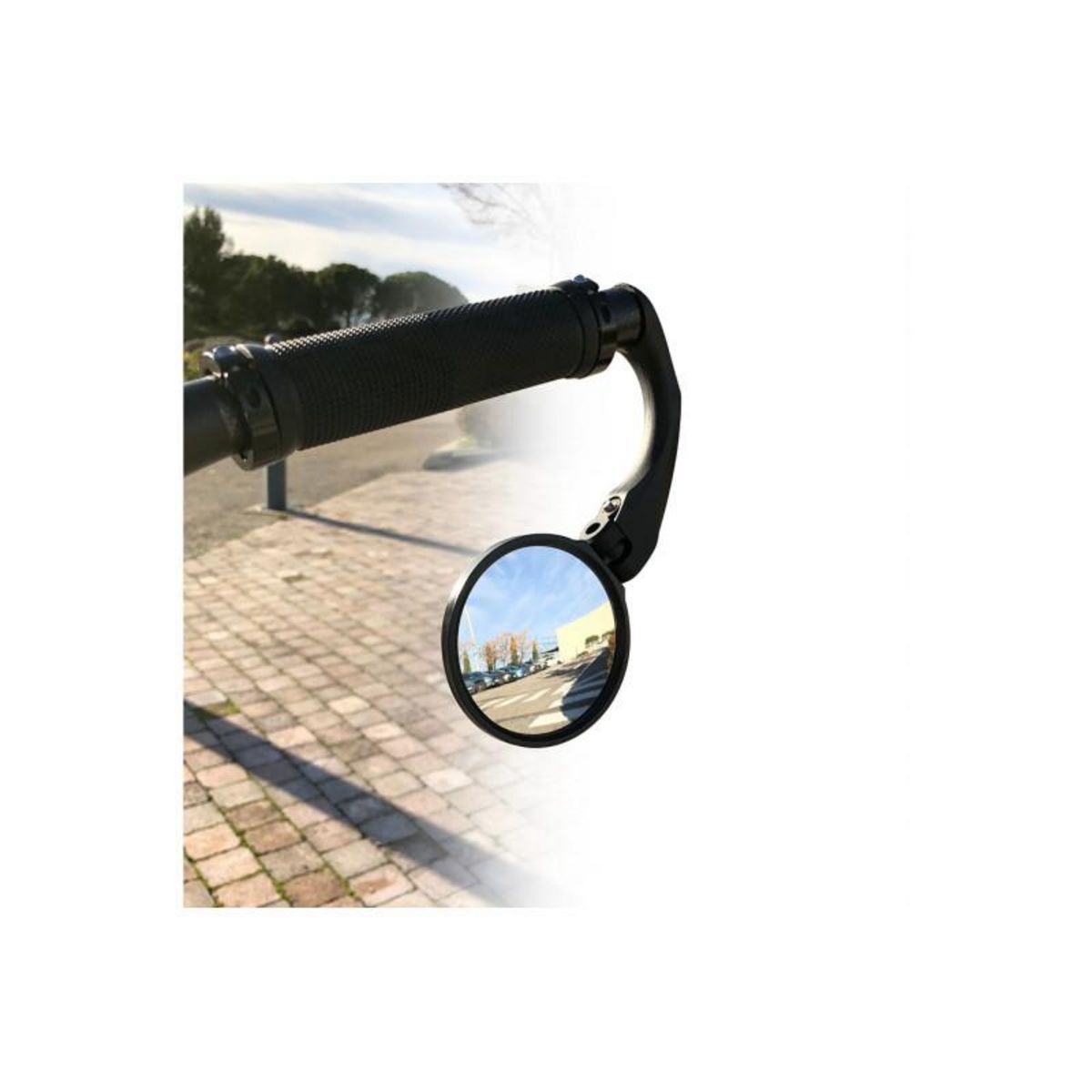 TNB Rétroviseur vélo Tnb URBAN MOOV Retroviseur bout de cintre de velo noir