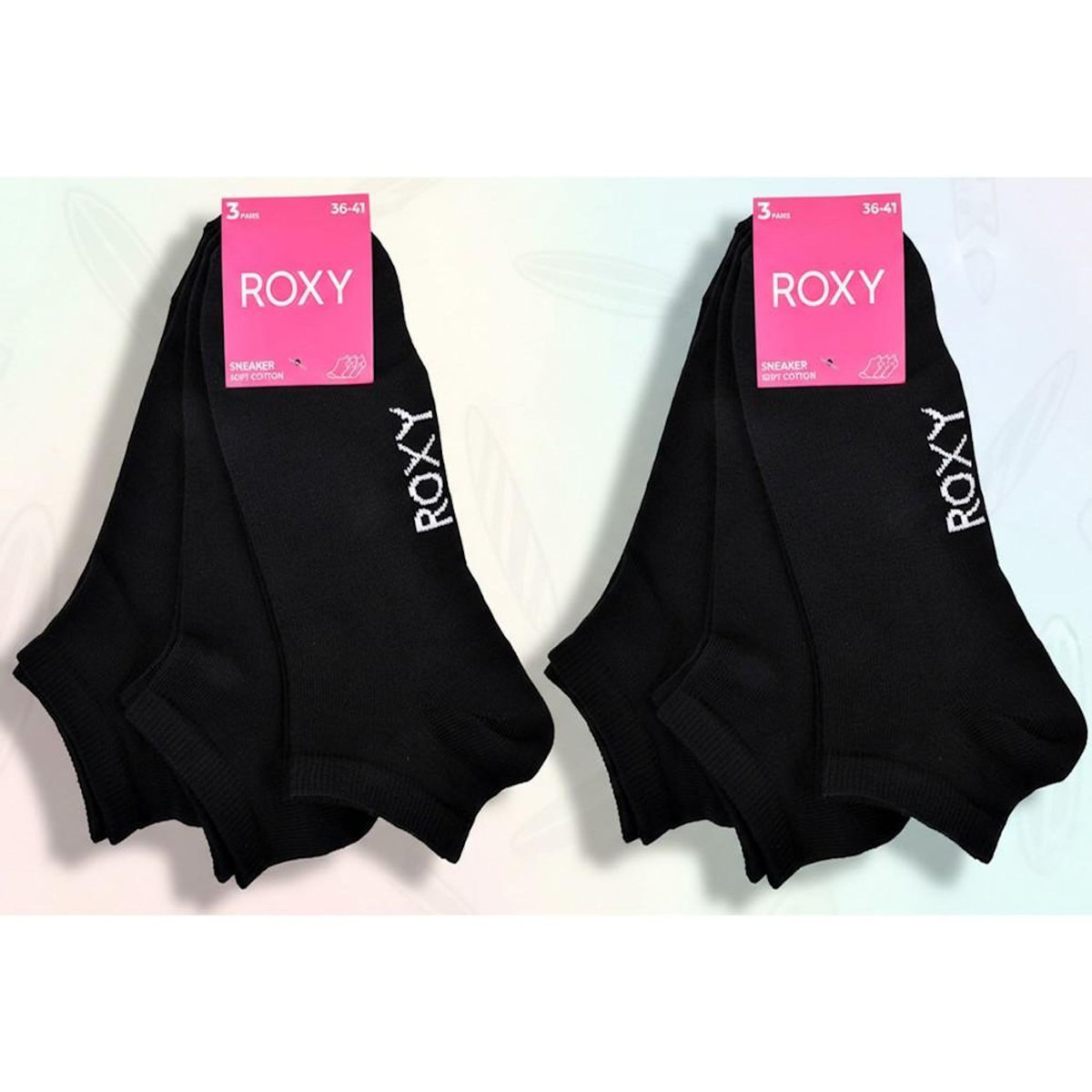 ROXY ROXY Lot Chaussettes Courtes Sneaker– Pack de 6 Paires