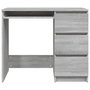 Voir la diapositive 5 : VIDAXL Bureau Sonoma gris 90x45x76 cm Bois d'ingenierie