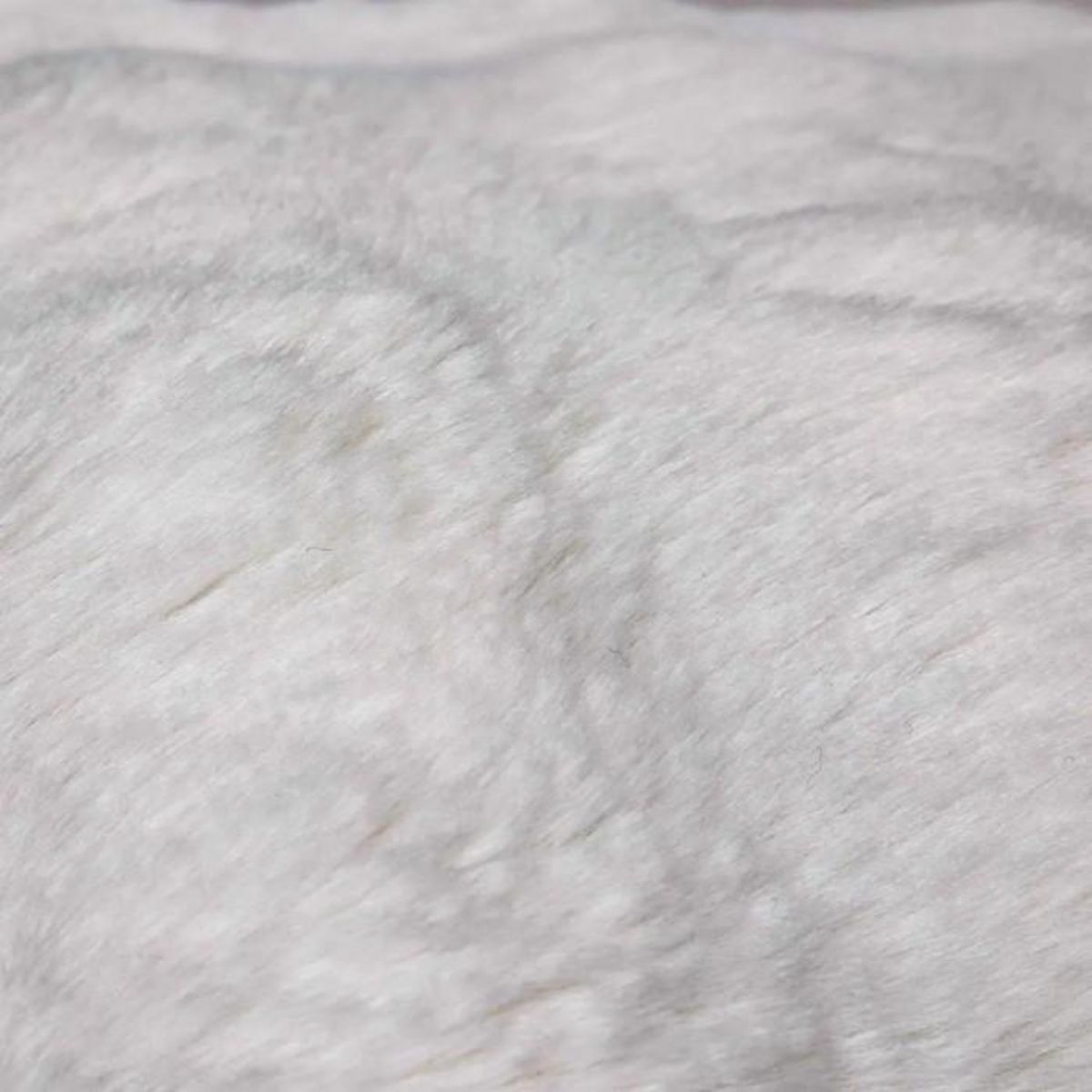 ATMOSPHERA Coussin Imitation Fourrure 3D  Zephy  45x45cm Blanc