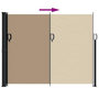Voir la diapositive 5 : VIDAXL Auvent lateral retractable taupe 160x500 cm