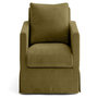 Voir la diapositive 1 : LISA DESIGN Serena - housse en velours texturé pour fauteuil