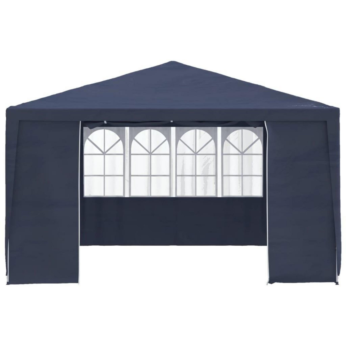 VIDAXL Tente de reception avec parois laterales 4x4 m Bleu 90 g/m^2