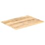 Voir la diapositive 2 : VIDAXL Dessus de table Bois de manguier solide 15-16 mm 80x60 cm