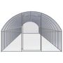 Voir la diapositive 2 : VIDAXL Poulailler d'exterieur 3x20x2 m Acier galvanise