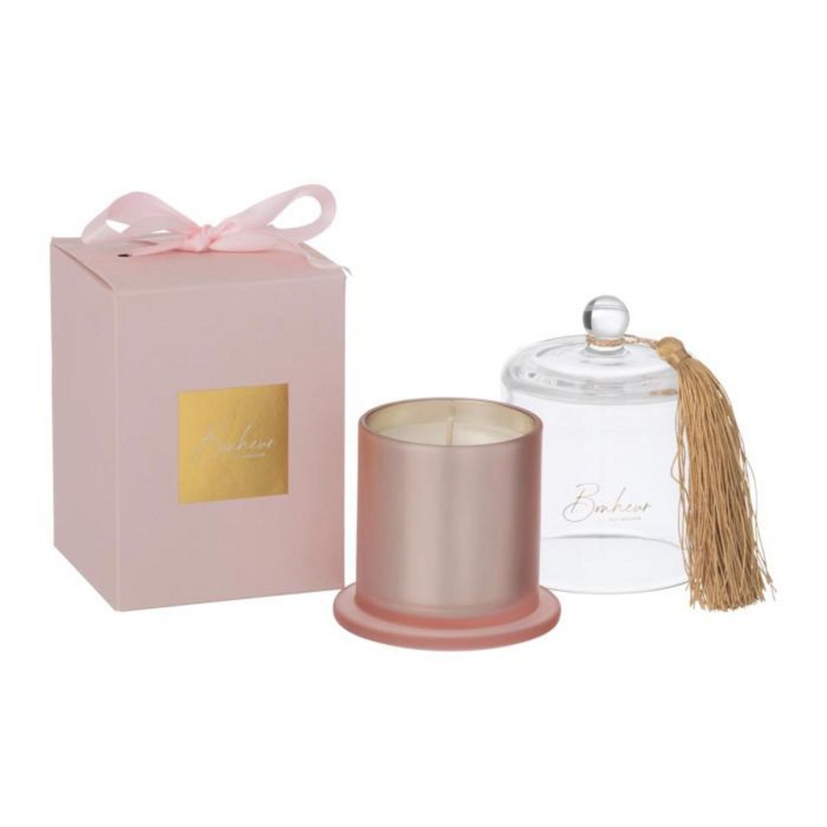 Paris Prix Bougie Parfumée Cloche  Cloe  13cm Sapphire Amber Tea