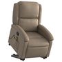 Voir la diapositive 3 : VIDAXL Fauteuil inclinable de massage Cappuccino Similicuir