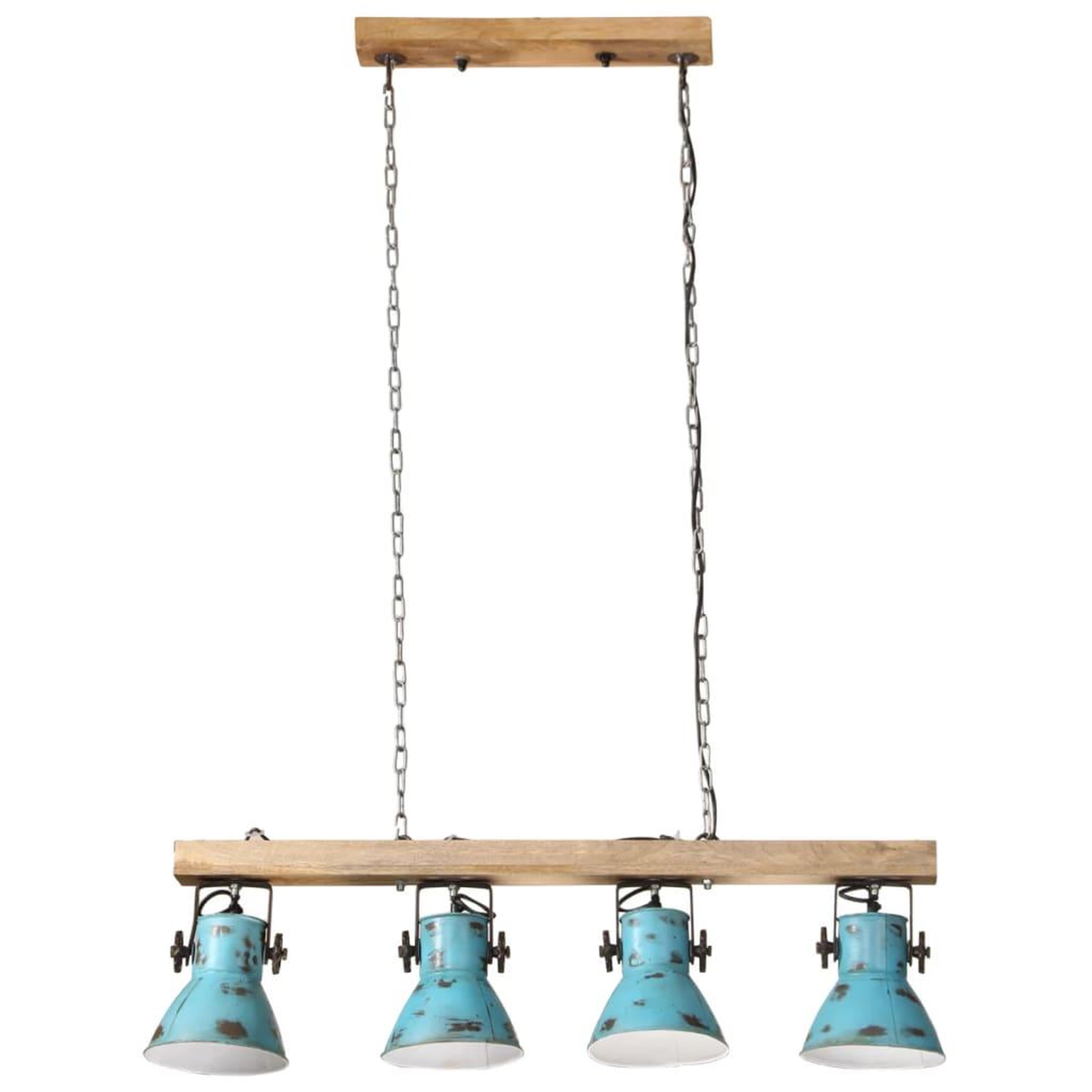 Voir la diapositive 3 : VIDAXL Plafonnier 25 W bleu delave 90x24x111 cm E27