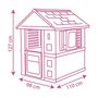 Voir la diapositive 4 : SMOBY Smoby - Corolle - Maison enfant - 110 x 98 x 127cm - Fenetres coulissantes - Traitement anti-UV -Rose