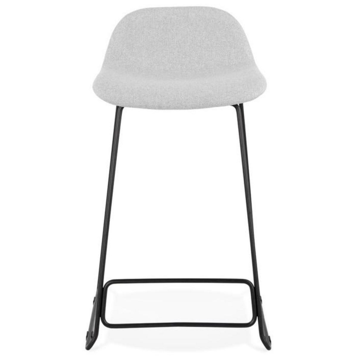 Paris Prix Tabouret de Bar Design  Sochi  85cm Gris & Noir