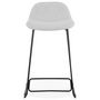 Voir la diapositive 2 : Paris Prix Tabouret de Bar Design  Sochi  85cm Gris & Noir