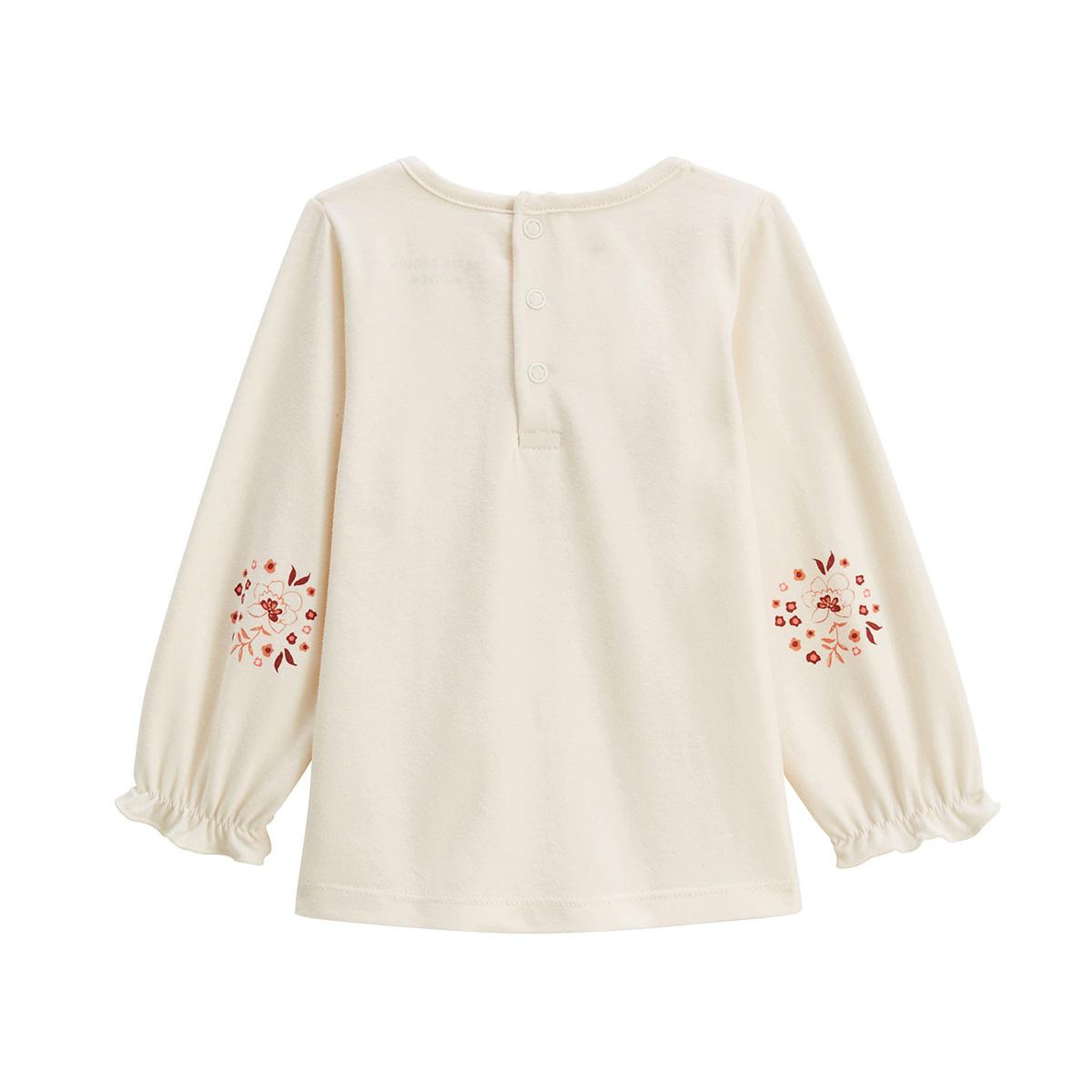 Voir la diapositive 5 : Petit Béguin Ensemble salopette bébé en molleton et t-shirt Manouk