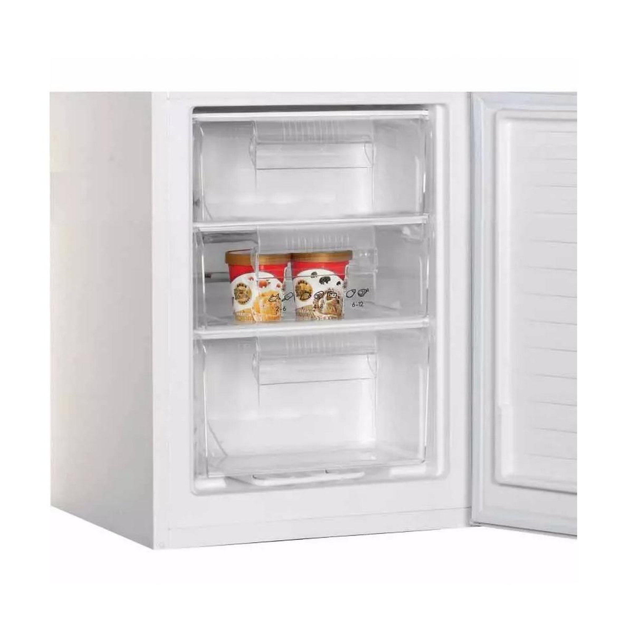 Voir la diapositive 5 : Candy Réfrigérateur combiné 55cm 262l statique blanc - cch1s518ew