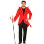 Voir la diapositive 2 : WIDMANN Déguisement Manteau de diable - Adulte - S