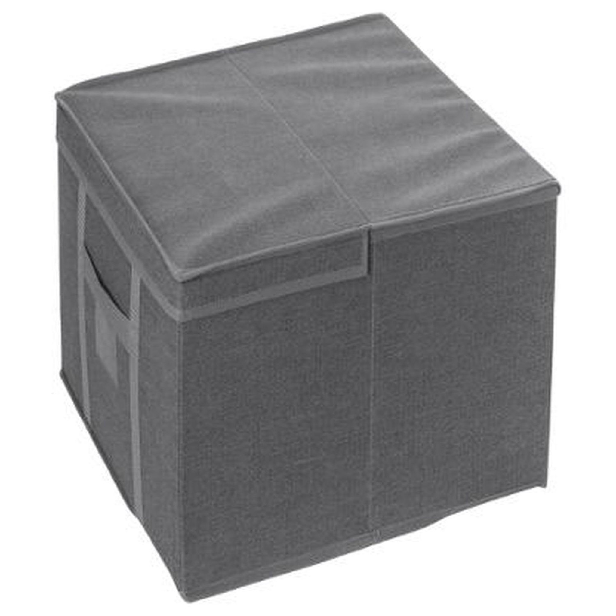 Voir la diapositive 5 : ATMOSPHERA Sac compresseur avec coffre de rangement - 40 x h. 25 cm -gris