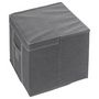 Voir la diapositive 5 : ATMOSPHERA Sac compresseur avec coffre de rangement - 40 x H. 25 cm -Gris