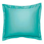 Voir la diapositive 2 : DODO Taie d'oreiller Harmonie Satin de coton coloris Turquoise