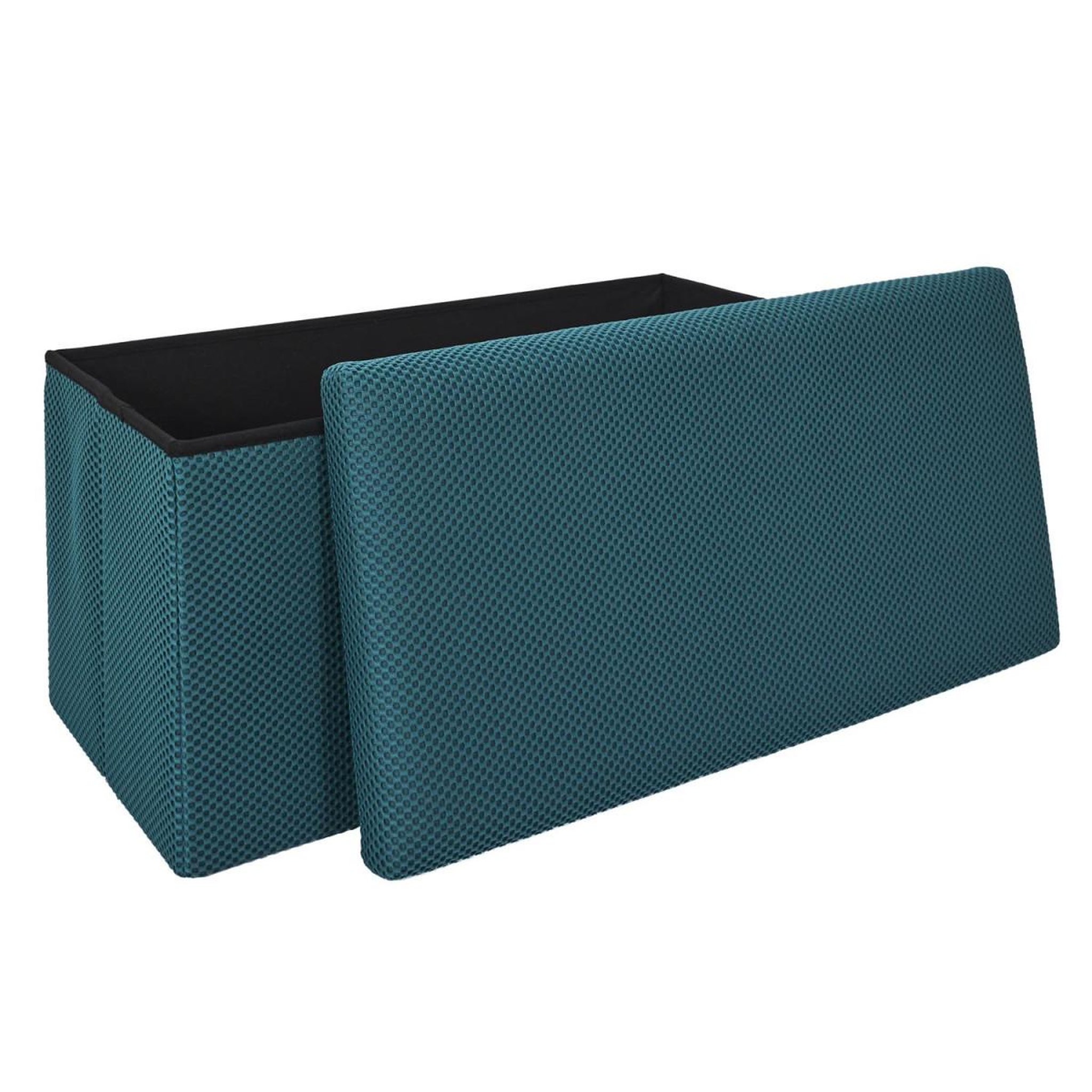 Voir la diapositive 3 : The Home Deco Factory Banquette coffre pliable  atome  76cm bleu