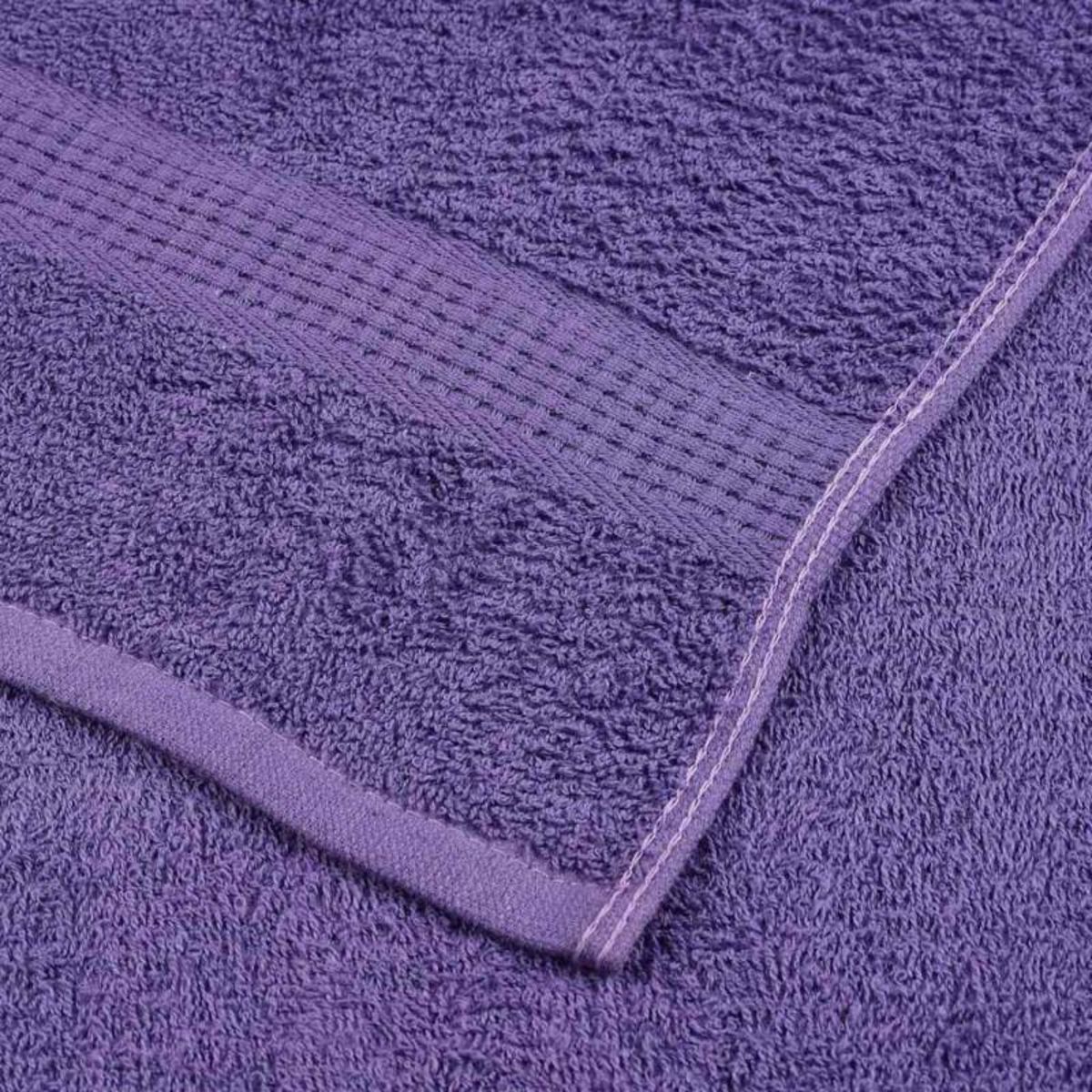 VIDAXL Serviettes de sauna 4 pcs violet 80x200 cm 360 g m² 100% coton
