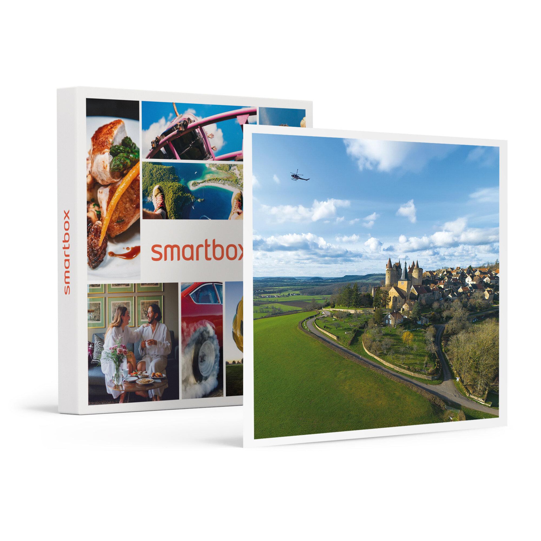 Voir la diapositive 1 : Smartbox Vol en hélicoptère de 30 min pour 2 au-dessus de Dijon et ses environs - Coffret Cadeau Sport & Aventure
