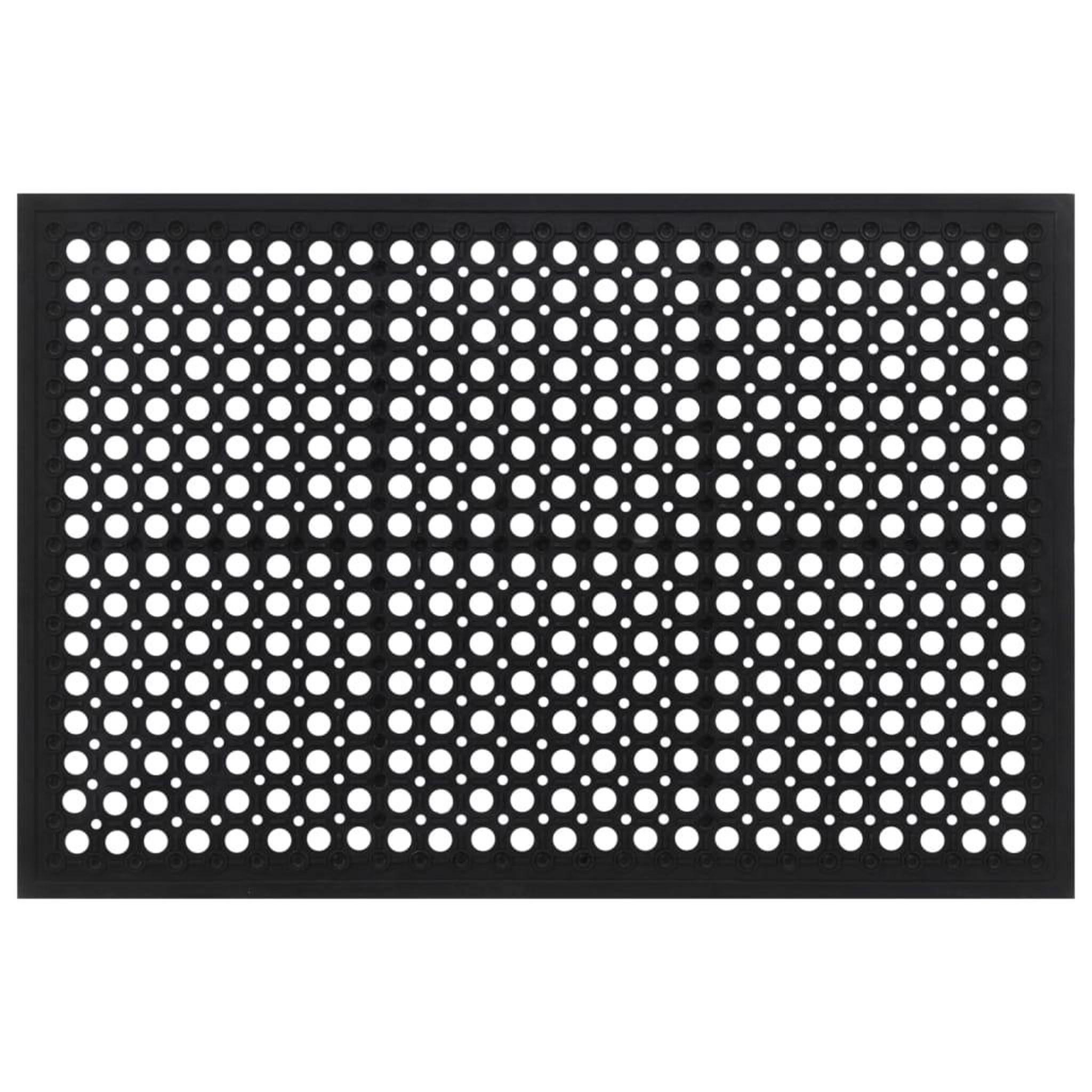 Voir la diapositive 3 : VIDAXL Paillasson rectangulaire 60x90 cm caoutchouc